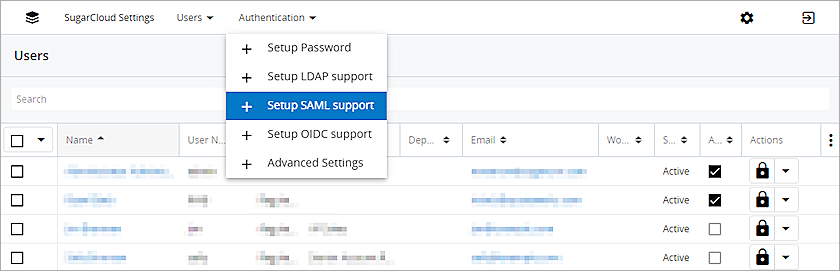 Screenshot of SugarIdentity, picture3